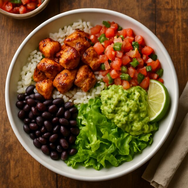 Copycat Chicken Burrito Bowl - delicious Canadian chicken recipe